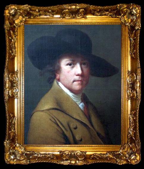 framed  Joseph wright of derby Self portrait, ta009-2